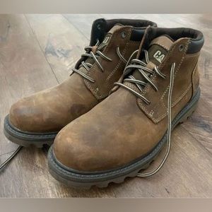Caterpillar Doubleday Dark Beige Low Rise Boots Men’s Sz 12